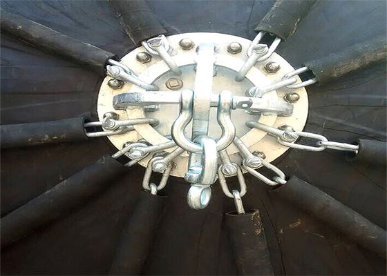 Kwaliteit Marine Supplies Inflatable Rubber Balloon met Aangepaste Jasjedekking fabriek