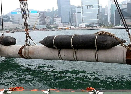 Kwaliteit ISO 14409 Certified Pneumatic Rubber Fender - Natural Rubber Marine Airbag with 80kpa Working Pressure fabriek