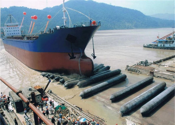 Kwaliteit ISO 14409 Certified Pneumatic Rubber Fender - Natural Rubber Marine Airbag with 80kpa Working Pressure fabriek