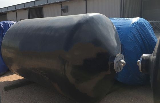 Kwaliteit Positive Buoyancy Foam Filled Fender with Customized Size and High-Density Foam Core for Marine Dock Protection fabriek