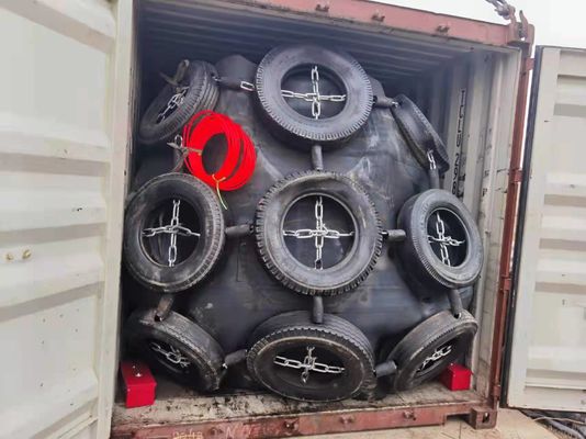 Kwaliteit Dok die Yokohama-Type Pneumatisch Rubberstootkussen 50kpa 80kpa drijven fabriek