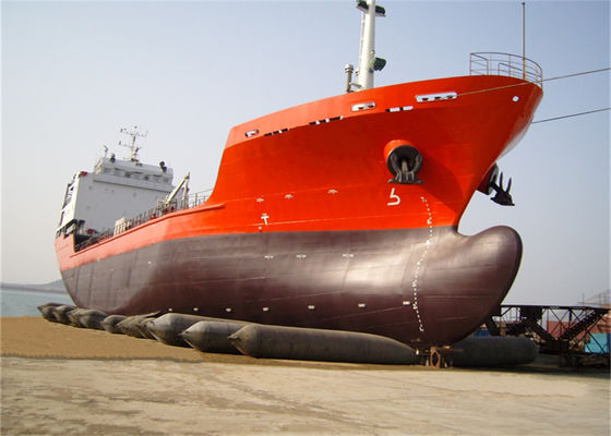Kwaliteit ISO 14409 Certified Marine Rubber Airbag with 80kPa Working Pressure and Natural Rubber Material fabriek