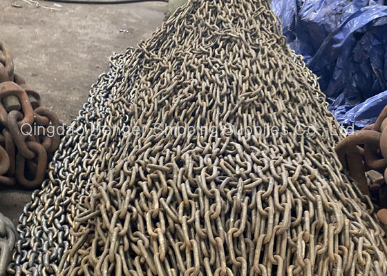 Kwaliteit Machinaal bewerkende en Lassende Gekalibreerde Gegalvaniseerde Ankerketting 16mm100mm fabriek